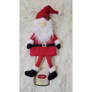 St. Nicholas Square Santa Wine Topper New